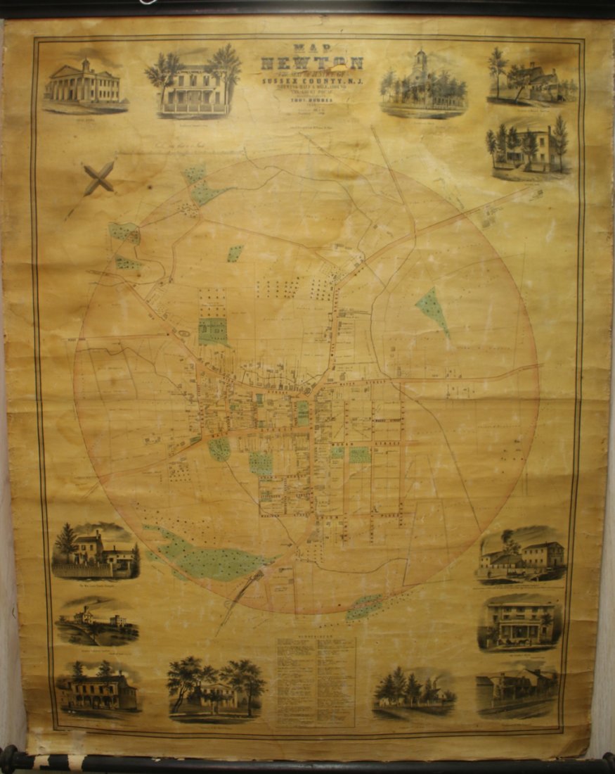 1856 MAP OF NEWTON (1 of 7)