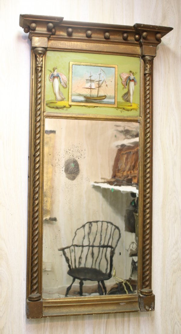 19TH CENTURY FEDERAL MIRROR (1 of 3)