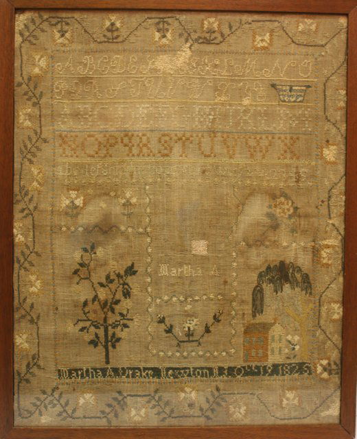 MARTHA DRAKE SAMPLER 1826 (1 of 6)