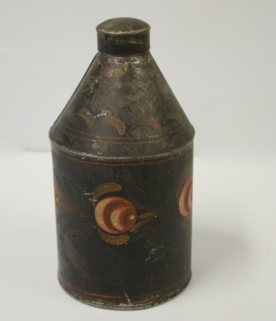 TOLEWARE TEA CADDY (1 of 3)