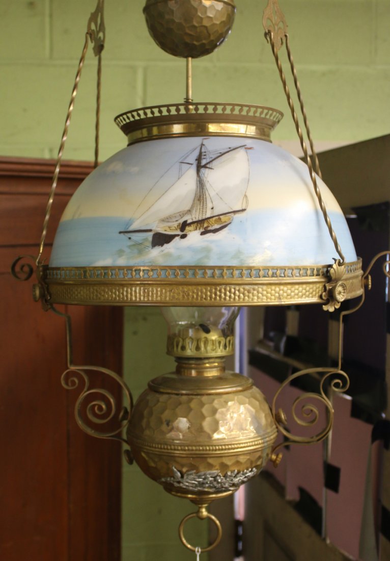 BRASS HANGING LIGHT (1 of 9)