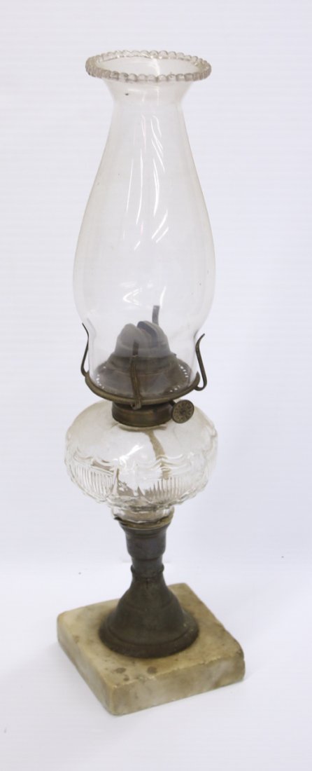 PRESS GLASS KEROSENE LIGHT (1 of 1)
