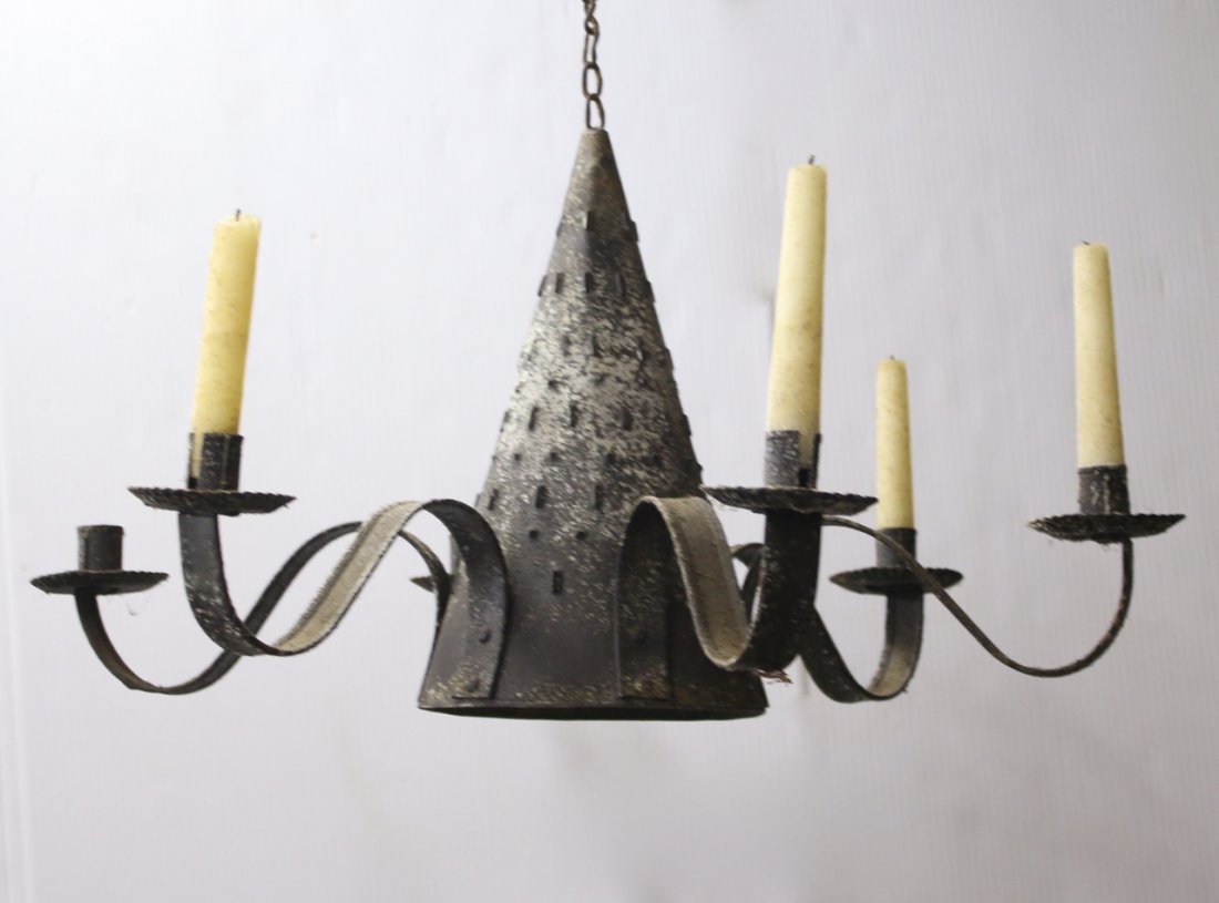 PUNCH TIN CHANDELIER (1 of 3)