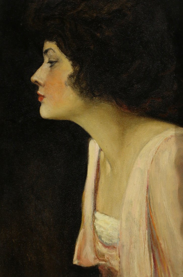 JAMES FRANCIS BROWN OIL ON BOARD (1 of 3)