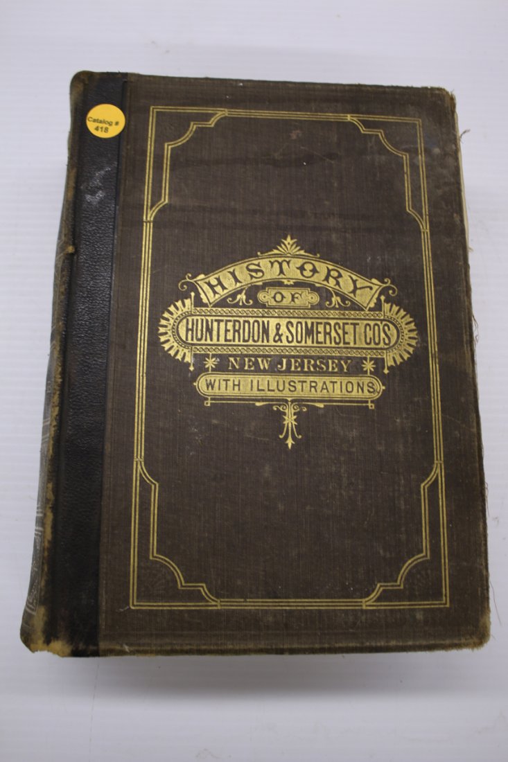 HISTORY OF HUNTERDON AND SOMERSET COUNTIES NEW JERSEY (1 of 2)