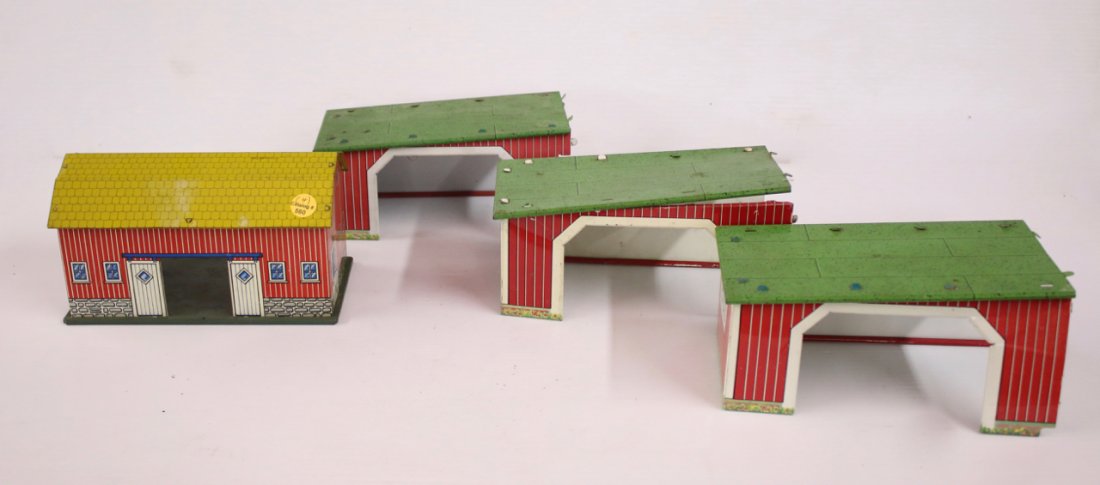 TIN LITHOGRAPH BUILDINGS (1 of 2)