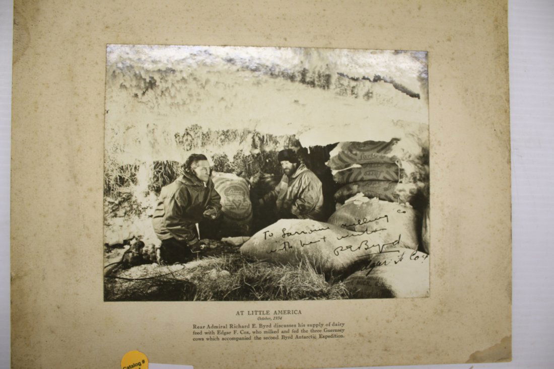 AUTOGRAPHED PHOTOGRAPH OF RICHARD E. BYRD (1 of 1)