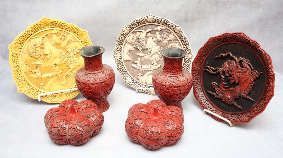 7 PCS OF ASIAN CINNABAR (1 of 2)