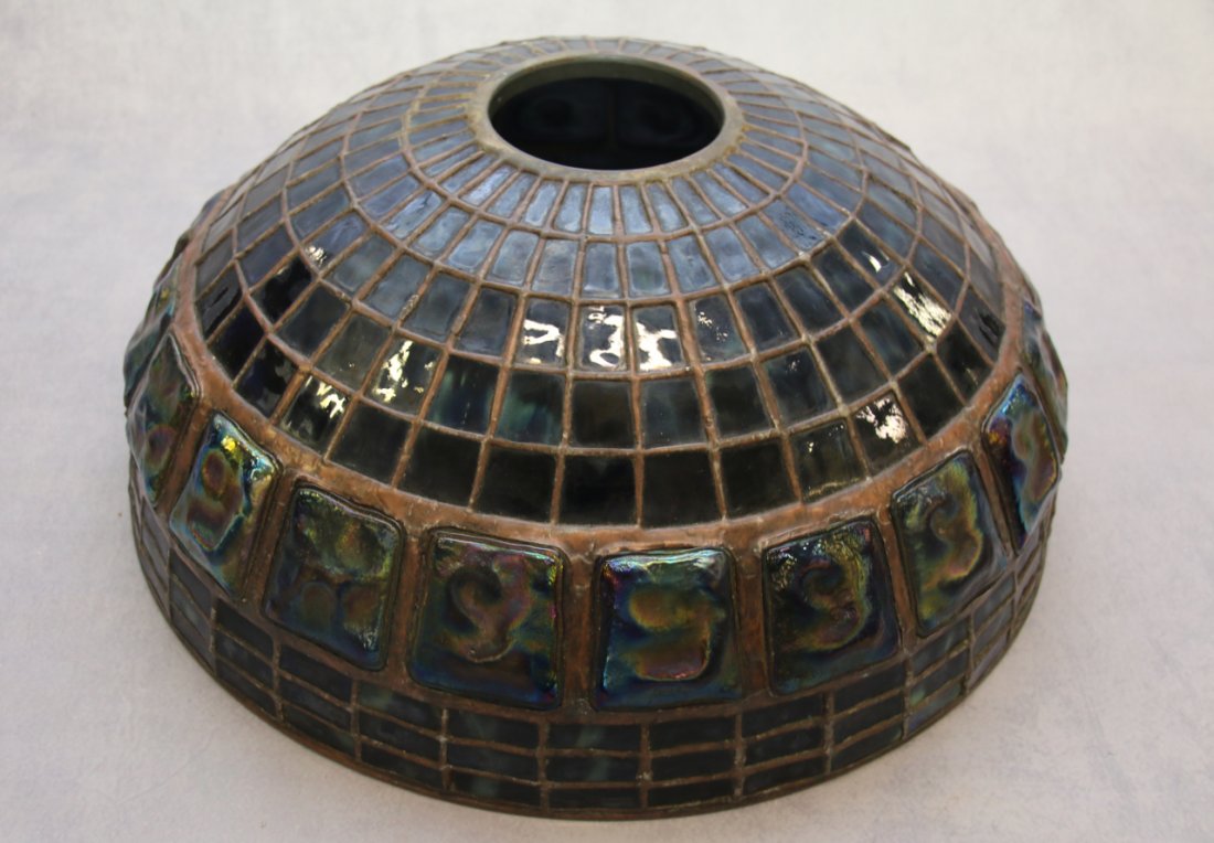 ART GLASS TURTLE BACK TILE SHADE (1 of 10)