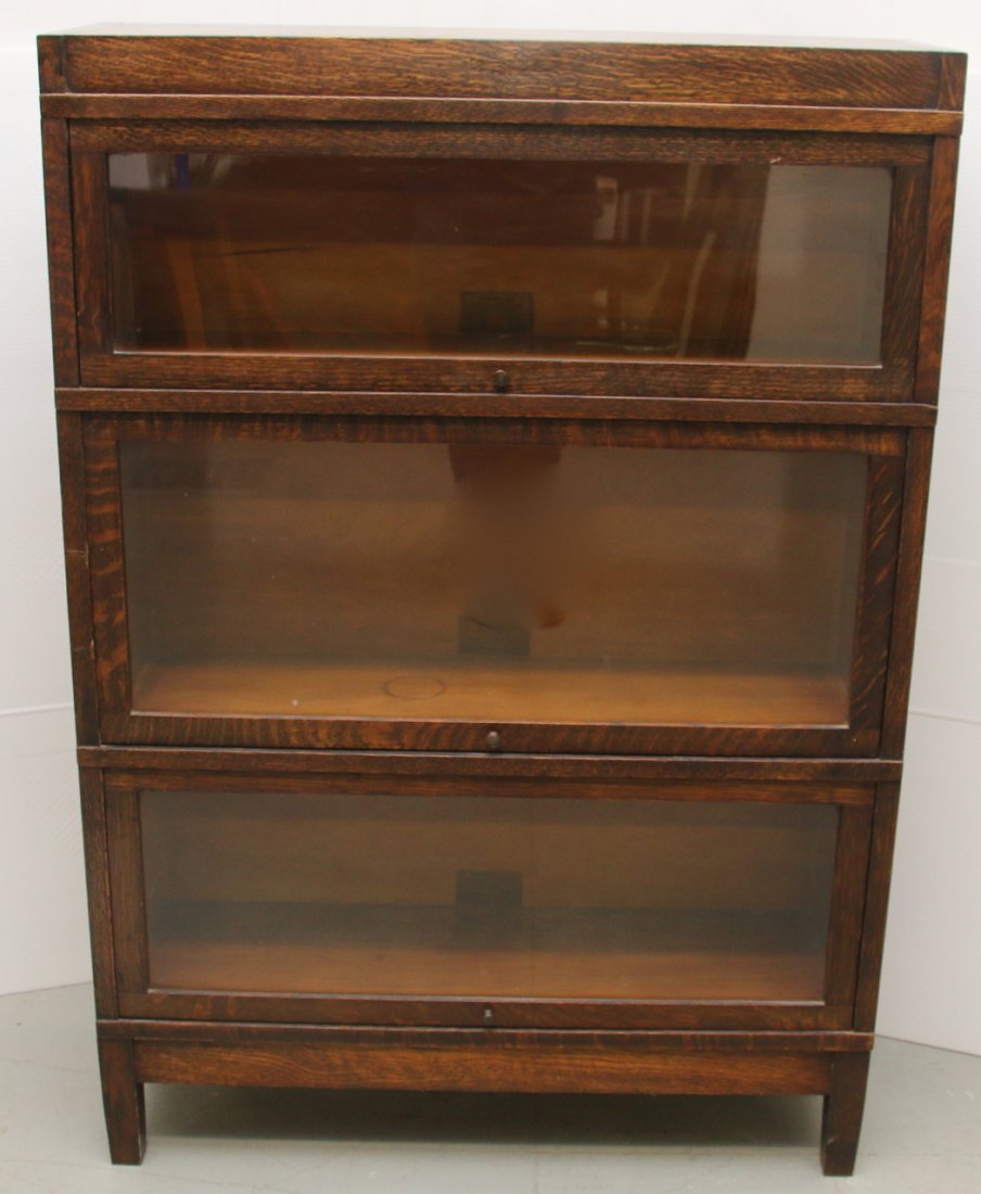 OAK SECTIONAL STACK BOOKCASE (1 of 3)