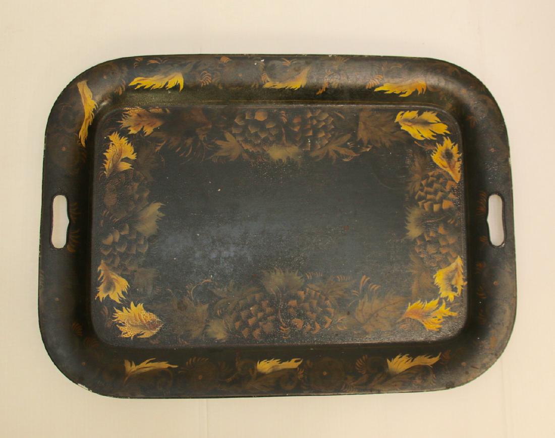 PAINTED TIN TRAY (1 of 2)