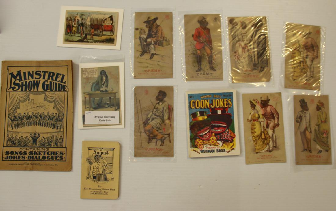 GROUP LOT OF BLACK AMERICANA PAPER GOODS (1 of 2)