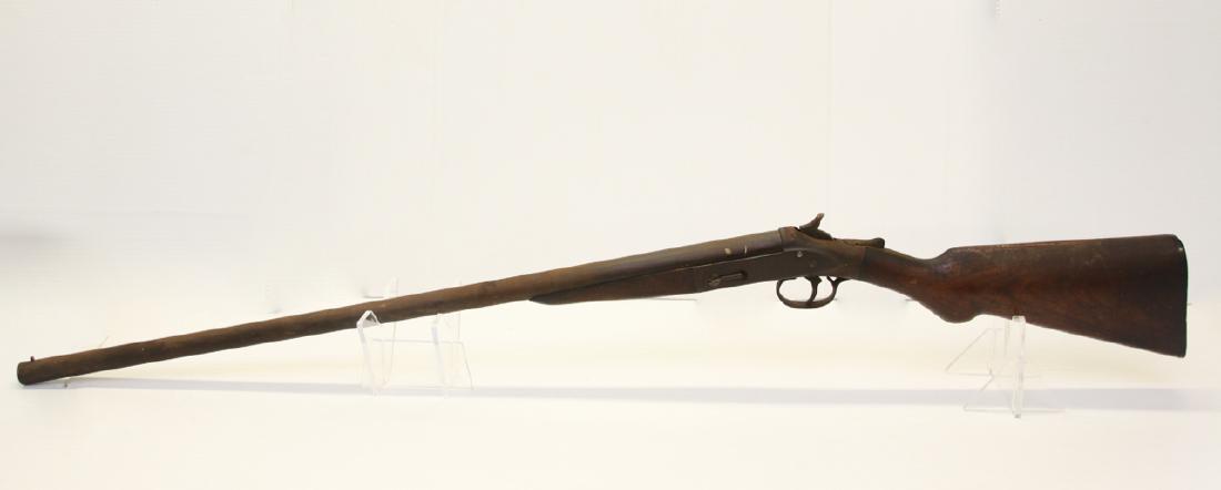 HOPKINS AND ALLEN FOREHAND: 12 GAUGE SINGLE SHOT WEAR CONSISTENT WITH AGE AND USE