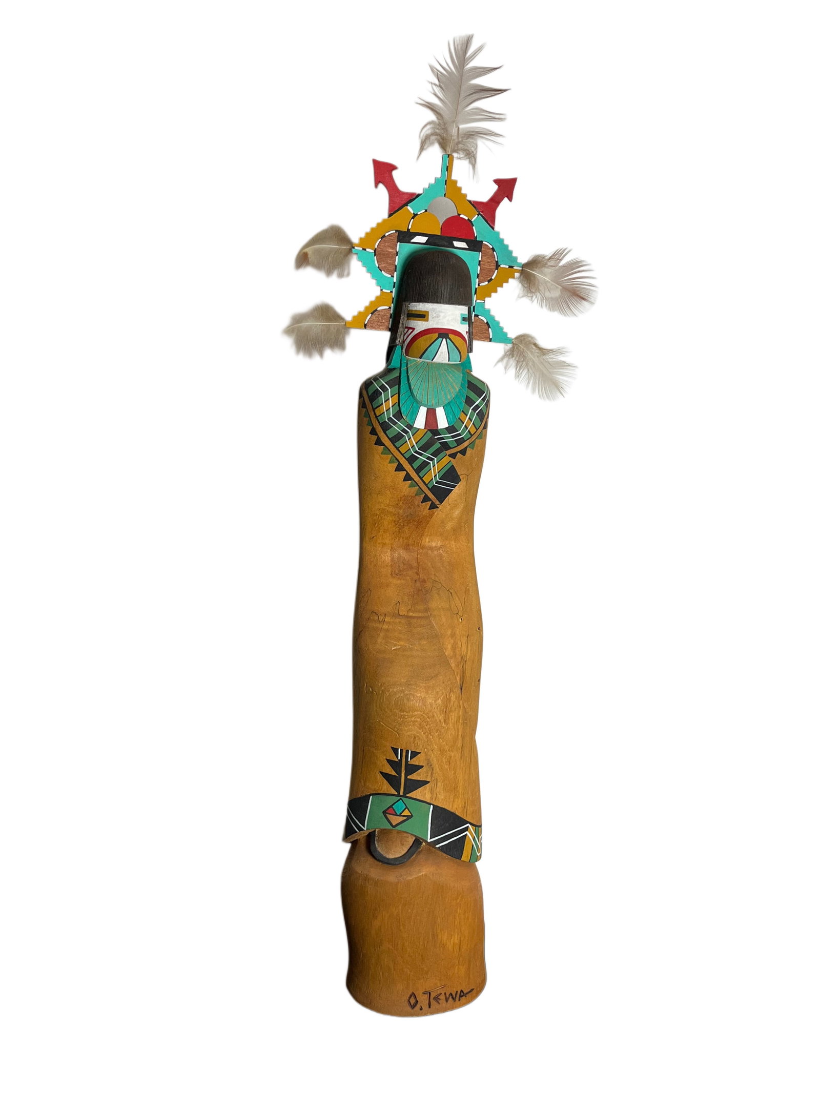 Lrg ZUNI Maiden Kachina Sculpture (1 of 8)