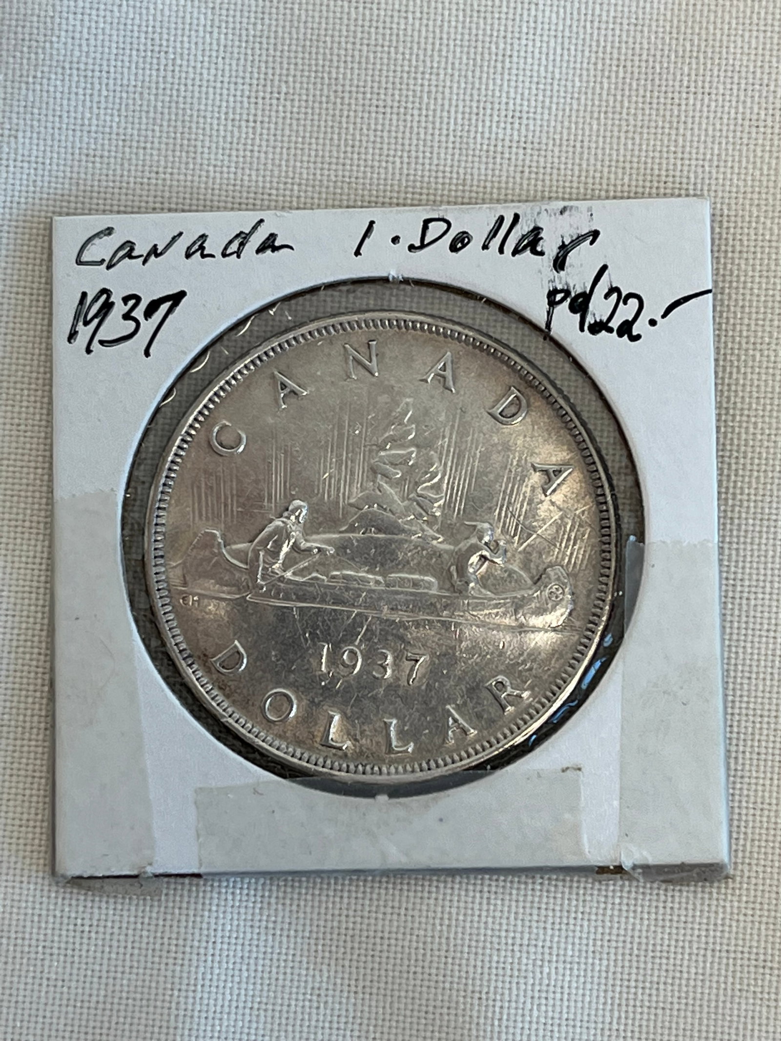 1937 Canada 1 Dollar Coin (1) (1 of 3)