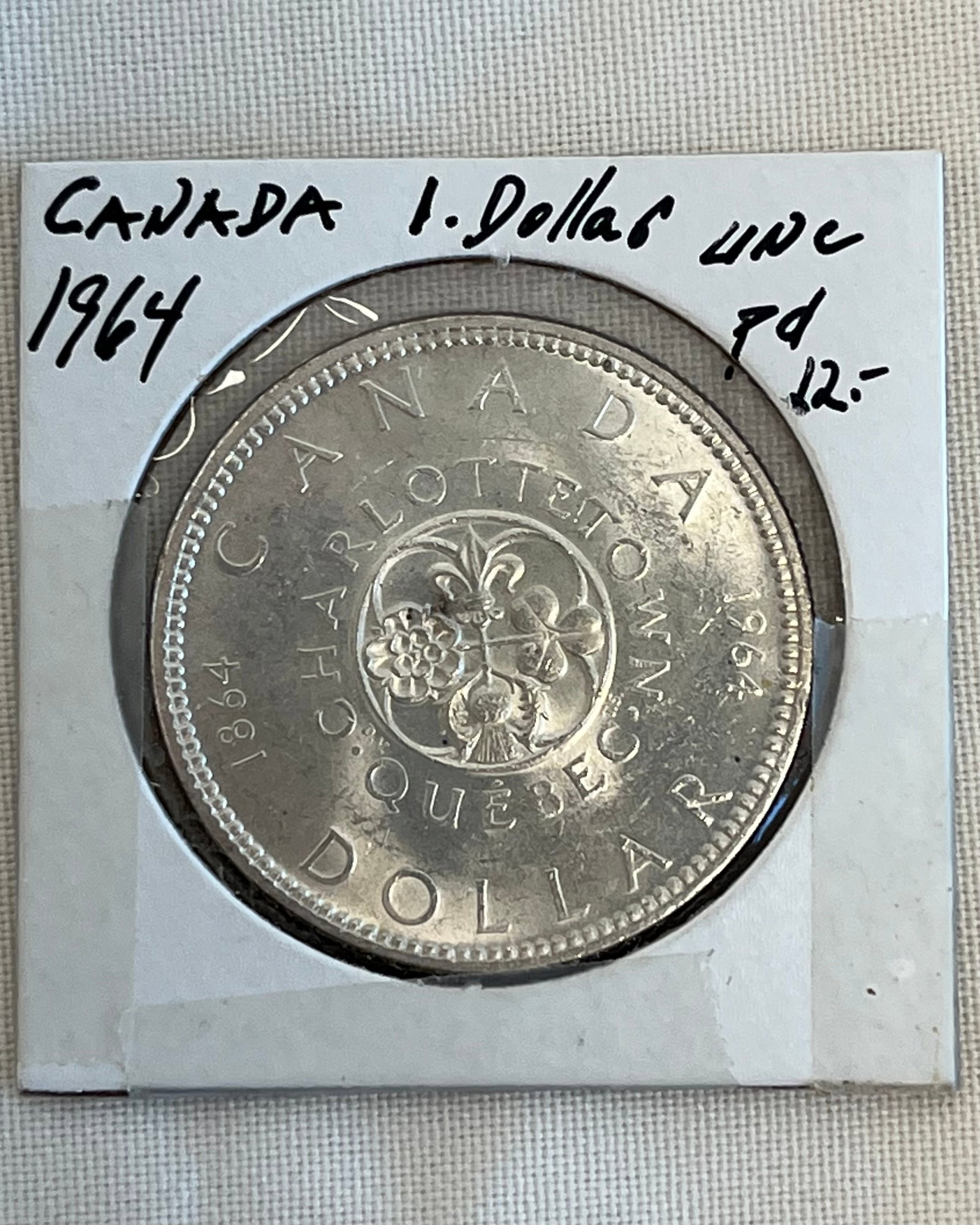 1964 Canada 1 Dollar Coin, Uncirculated (1 of 3)