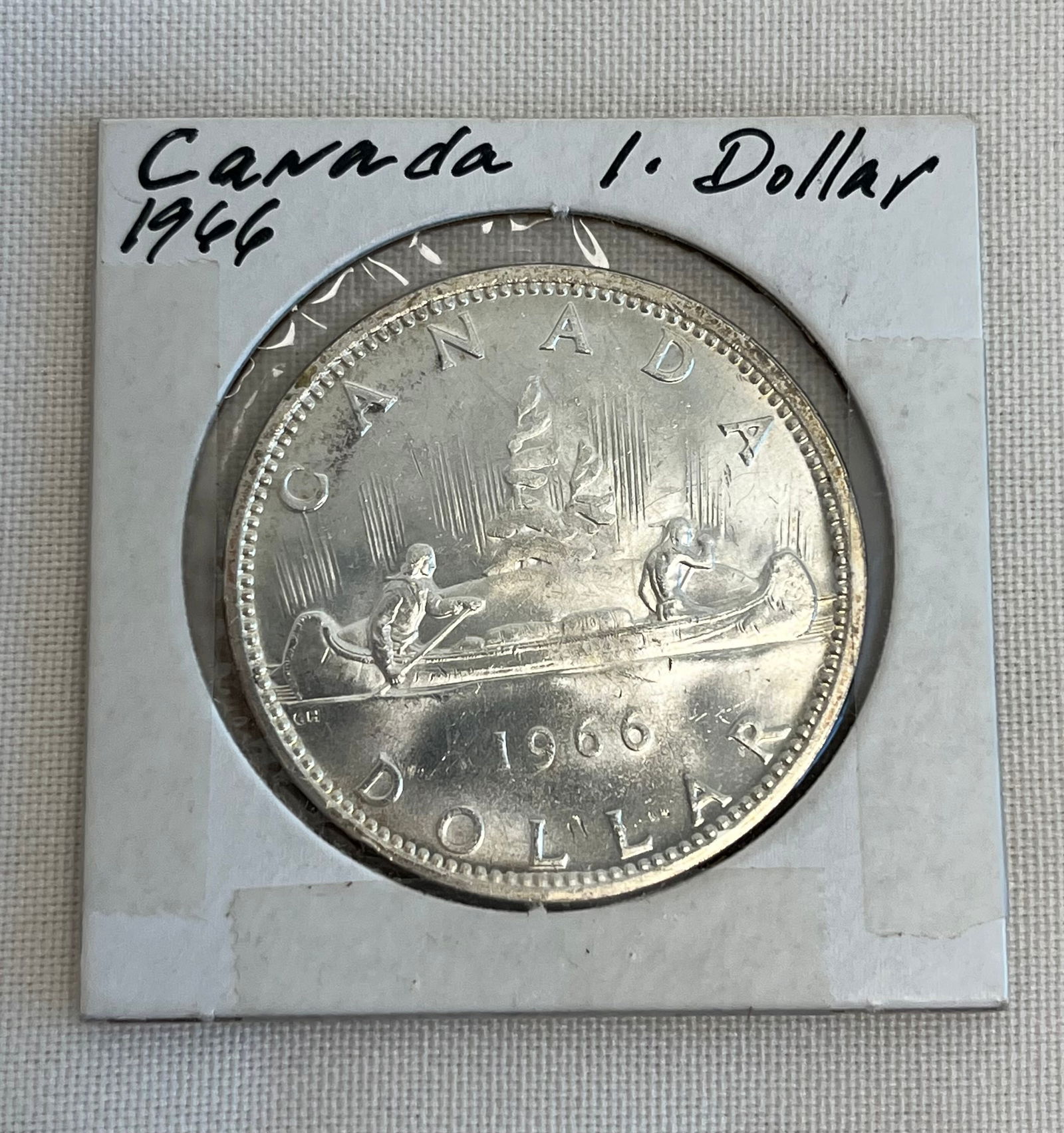 1966 Canada 1 Dollar Coin (1) (1 of 3)
