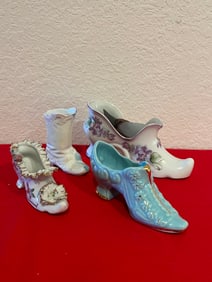 Vintage Ceramic & Porcelain Shoe Lot