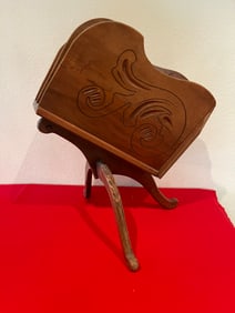 Vintage Angled Magazine Rack