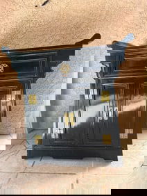 Black Oriental End Table