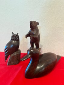 Ironwood Animal Lot, 3 Pieces