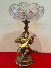 Bard Pedestal Crystal Candy Dish