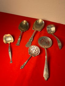 Sterling Silver Spoons, 6 Pieces
