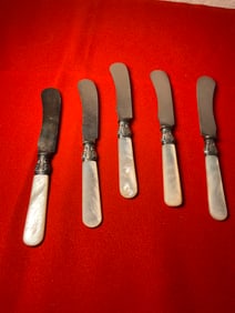 Sterling Butter Knife Set, 5 Pieces