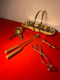 Gold Tone Kitchen & Barware, 6 Pieces