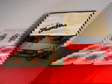 Vintage Toaster & Floral Tin Trays