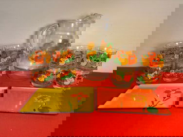 Fun Nancy Lynn Colorful Glass Lot, 11 Pieces