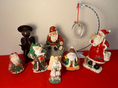 Angel & Santa Lot, 8 Pieces