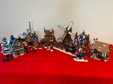 Dept 56 Village Collection, 16 Pieces