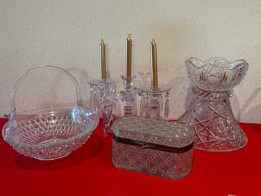 Crystal Assortment, 5 Pieces