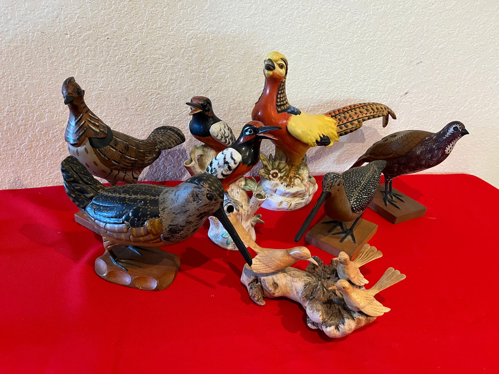 Vintage Decorative Bird Lot, 8 Pieces (1 of 11)