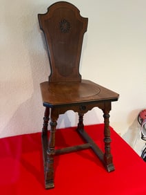 Antique Hand Carved Wood Chair