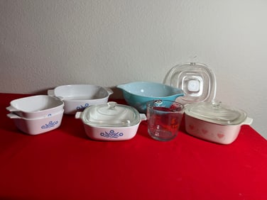 Corning Ware, Pyrex, Anchor-Hocking