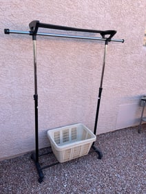 Clothing Rack with 3 Laundry Baskets