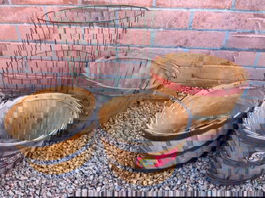 Trash Frame and Vintage Buckets