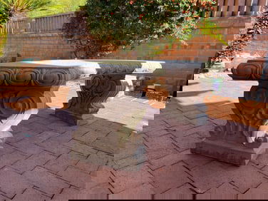 Concrete Bench, 3 Pieces