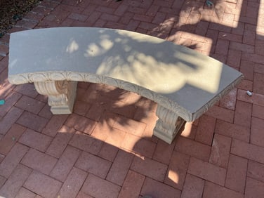 Concrete Bench, 3 Pieces