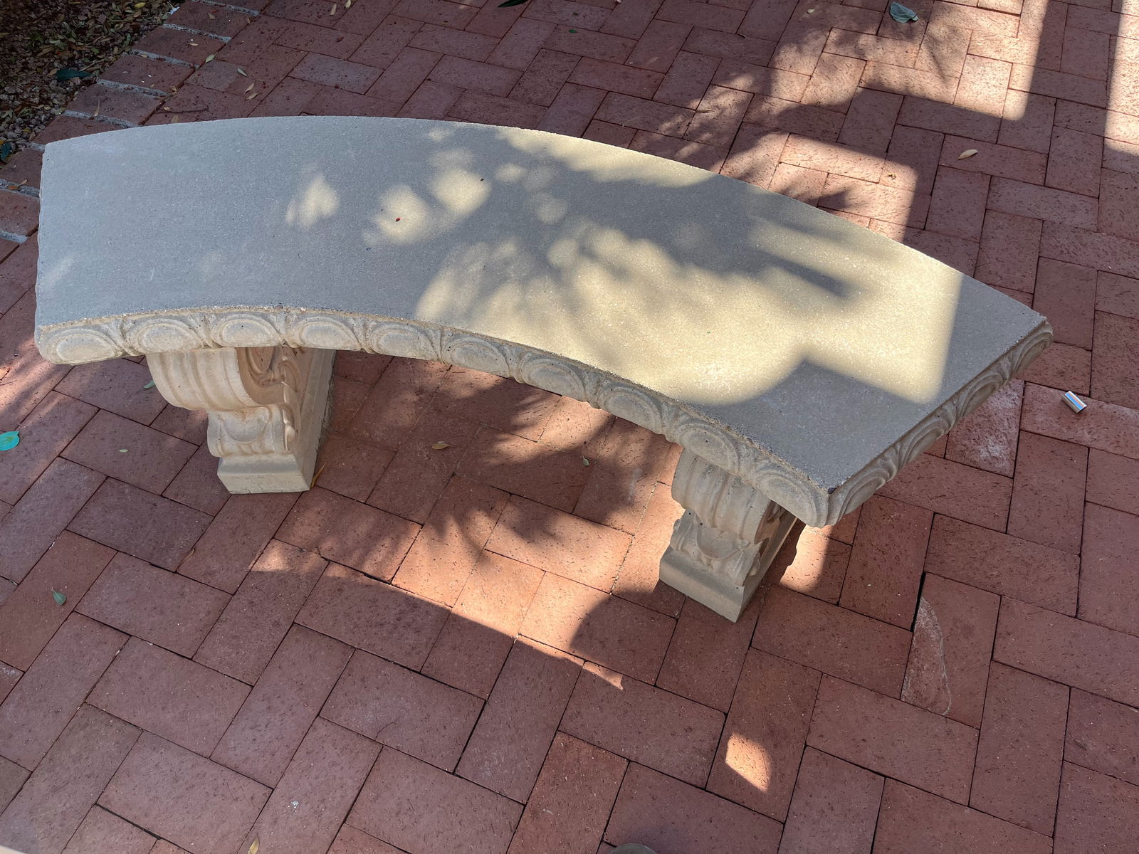 Concrete Bench, 3 Pieces (1 of 3)