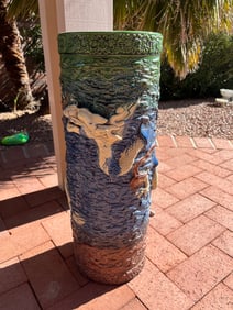 3 Asian Ceramic Umbrella Stand/Planter