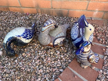 Set of 4 Tanola Birds