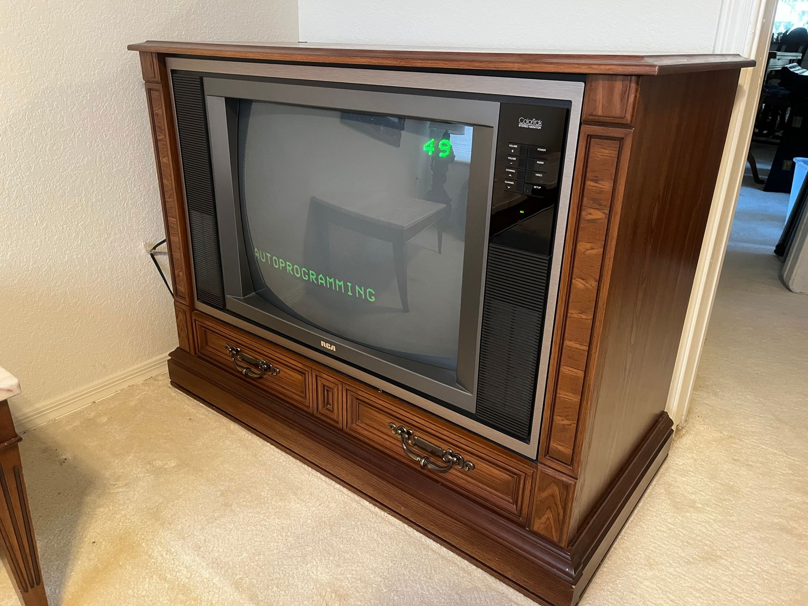 Retro TV/ Cabinet, "ColorTrak" (1 of 5)