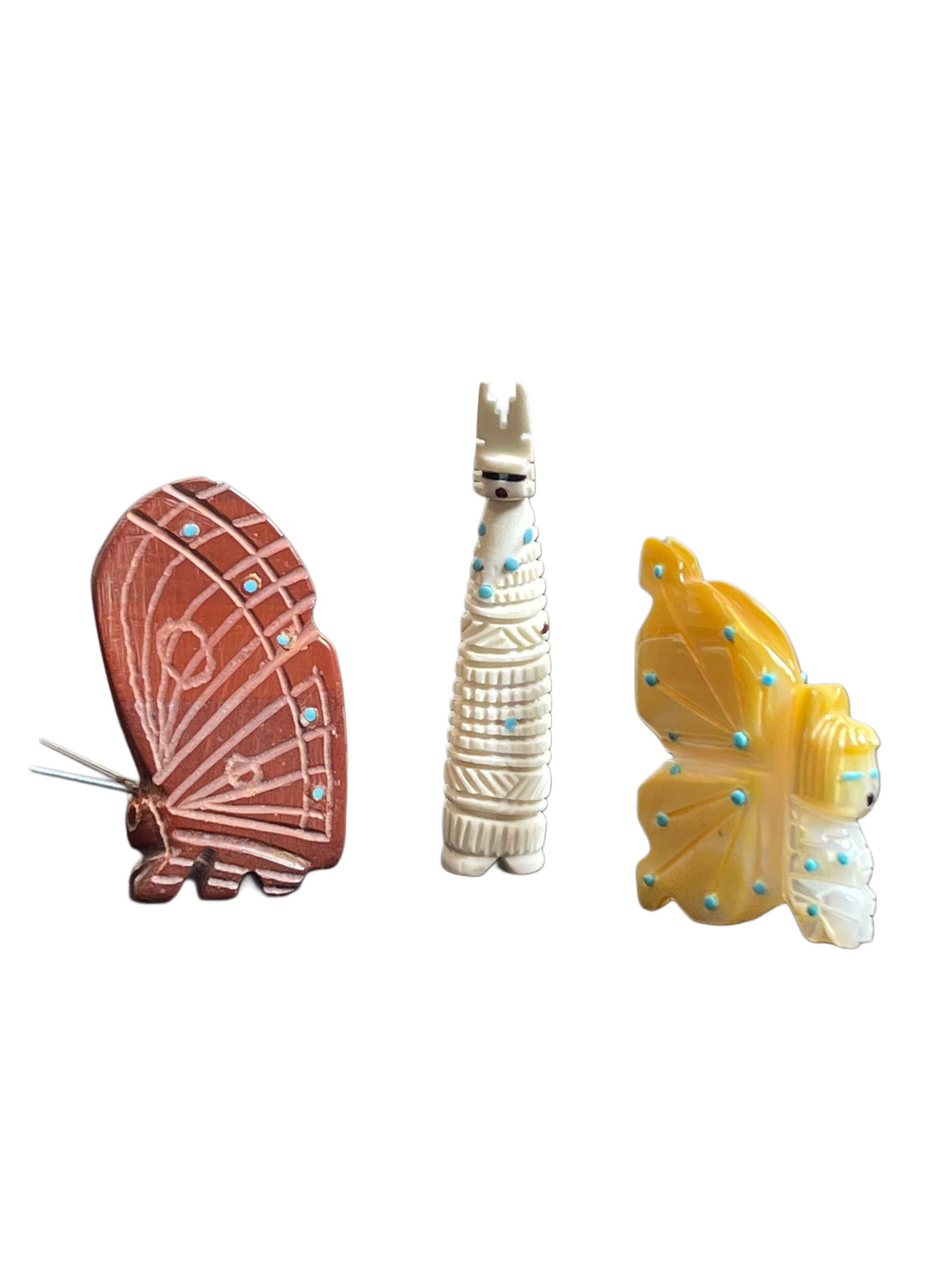 Zuni Butterfly & Corn Maiden Fetish Lot (1 of 9)