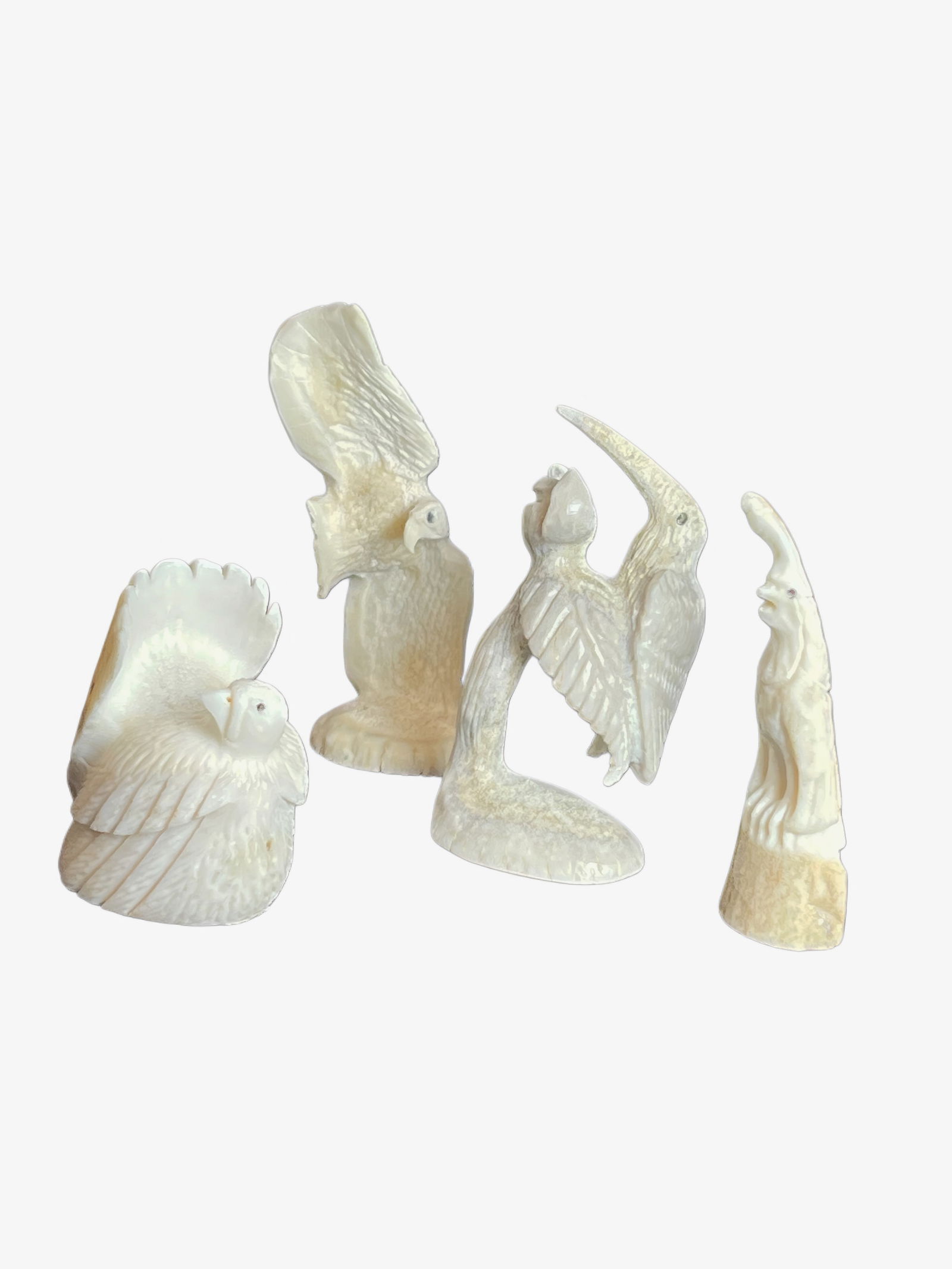 Zuni Bird Fetish Lot, 4 pcs (1 of 9)
