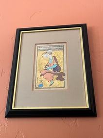Vintage Print from Turkish Book Page
