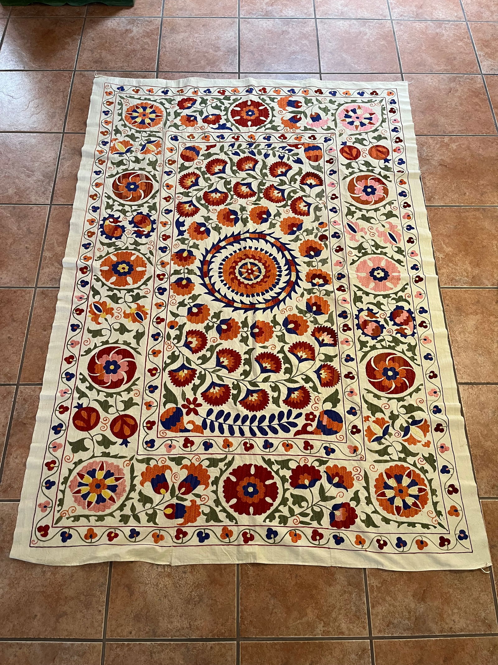 Suzani Fabric, Authentic (1 of 8)