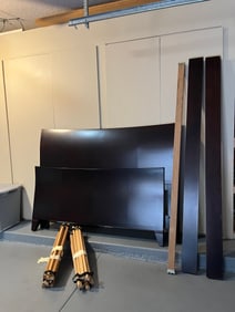 Espresso Colored Wood Bedframe